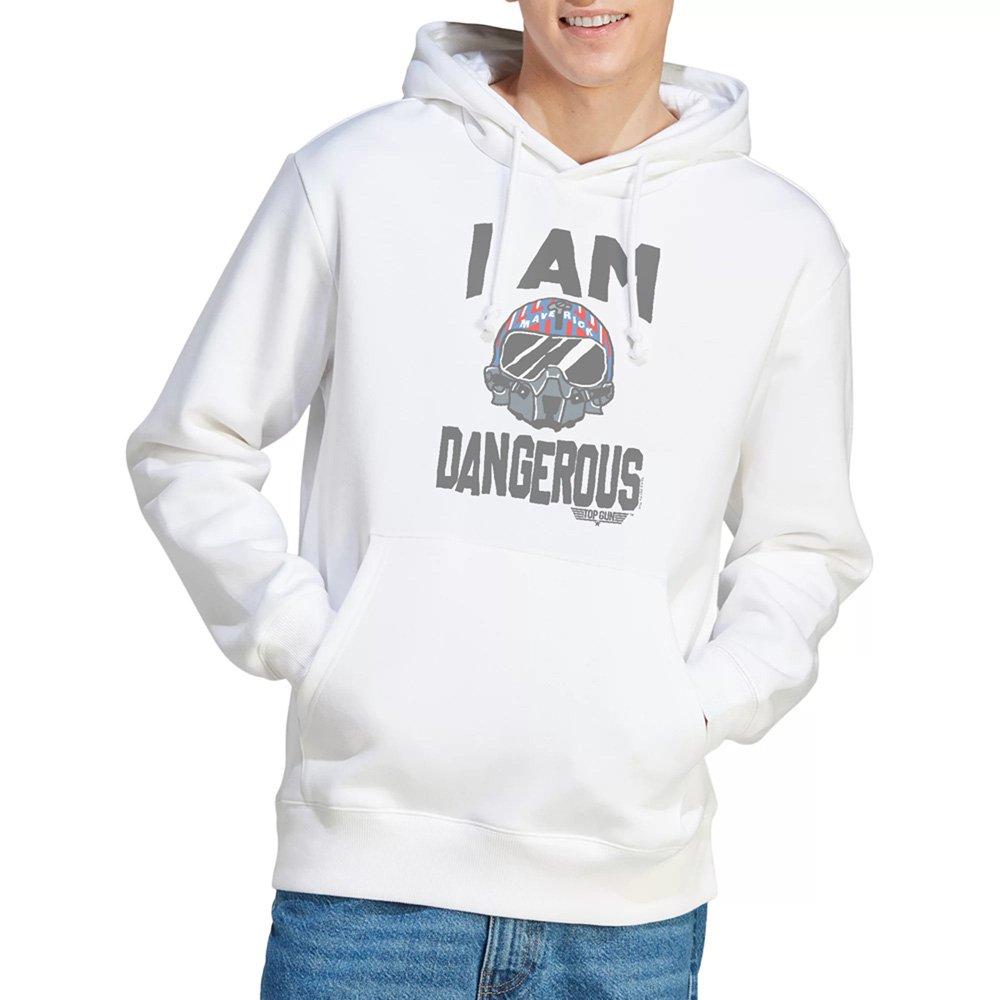 White - Top Gun - Top Gun The I Am Dangerous Unisex Hoodie White - 1