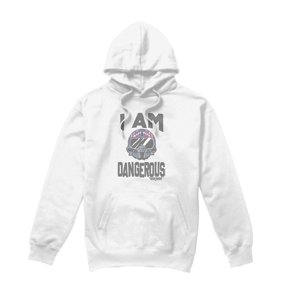 White - Top Gun - Top Gun The I Am Dangerous Unisex Hoodie White - 4