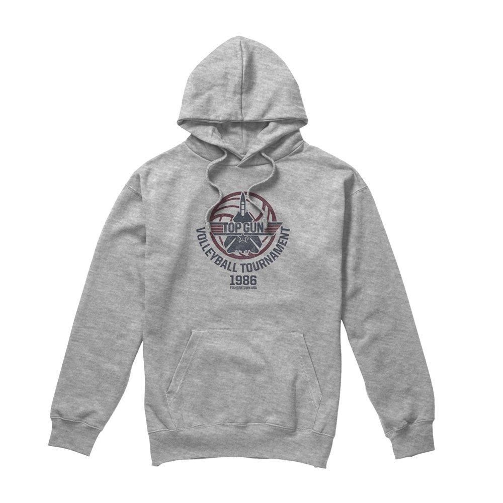 Light Grey - Top Gun - Paramount - Top Gun Volleyball Grey Hoodie Athlet - 4