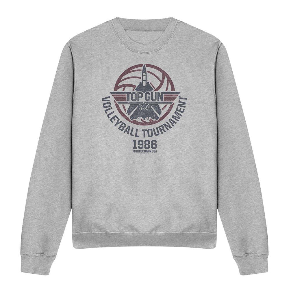 Light Grey - Top Gun - Paramount Top Gun Volleyball Grey Crew Sweatshirt - 4