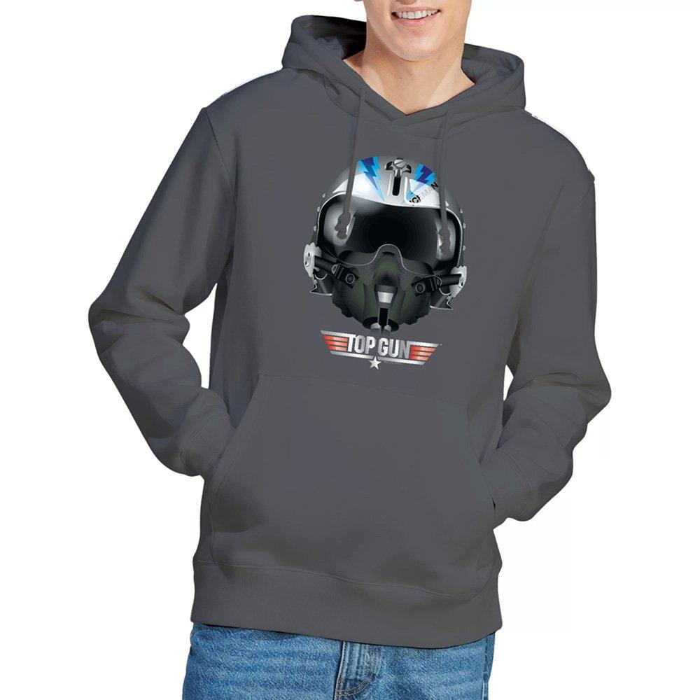 Charcoal - Top Gun - Top Gun Iceman Helmet Hoddie Charcoal - 1