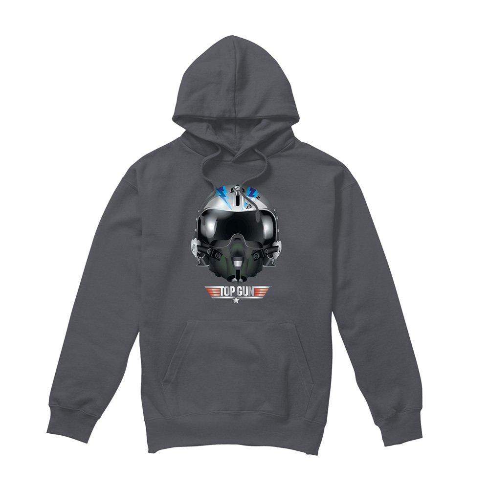 Charcoal - Top Gun - Top Gun Iceman Helmet Hoddie Charcoal - 4