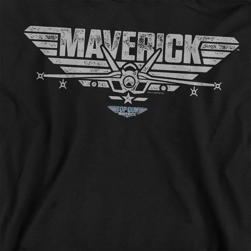 Black - Top Gun - Top Gun: Maverick Maverick Plane Logo Sweatshirt - 2