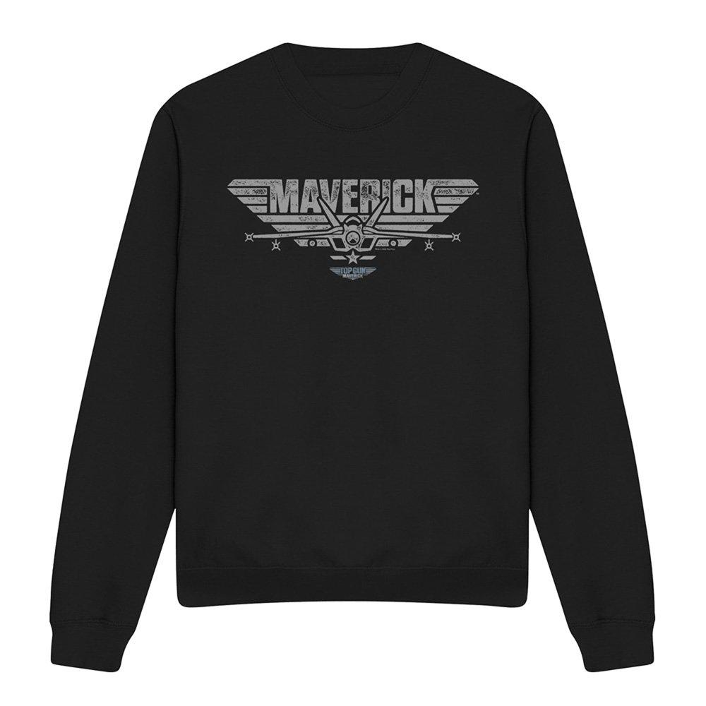 Black - Top Gun - Top Gun: Maverick Maverick Plane Logo Sweatshirt - 4