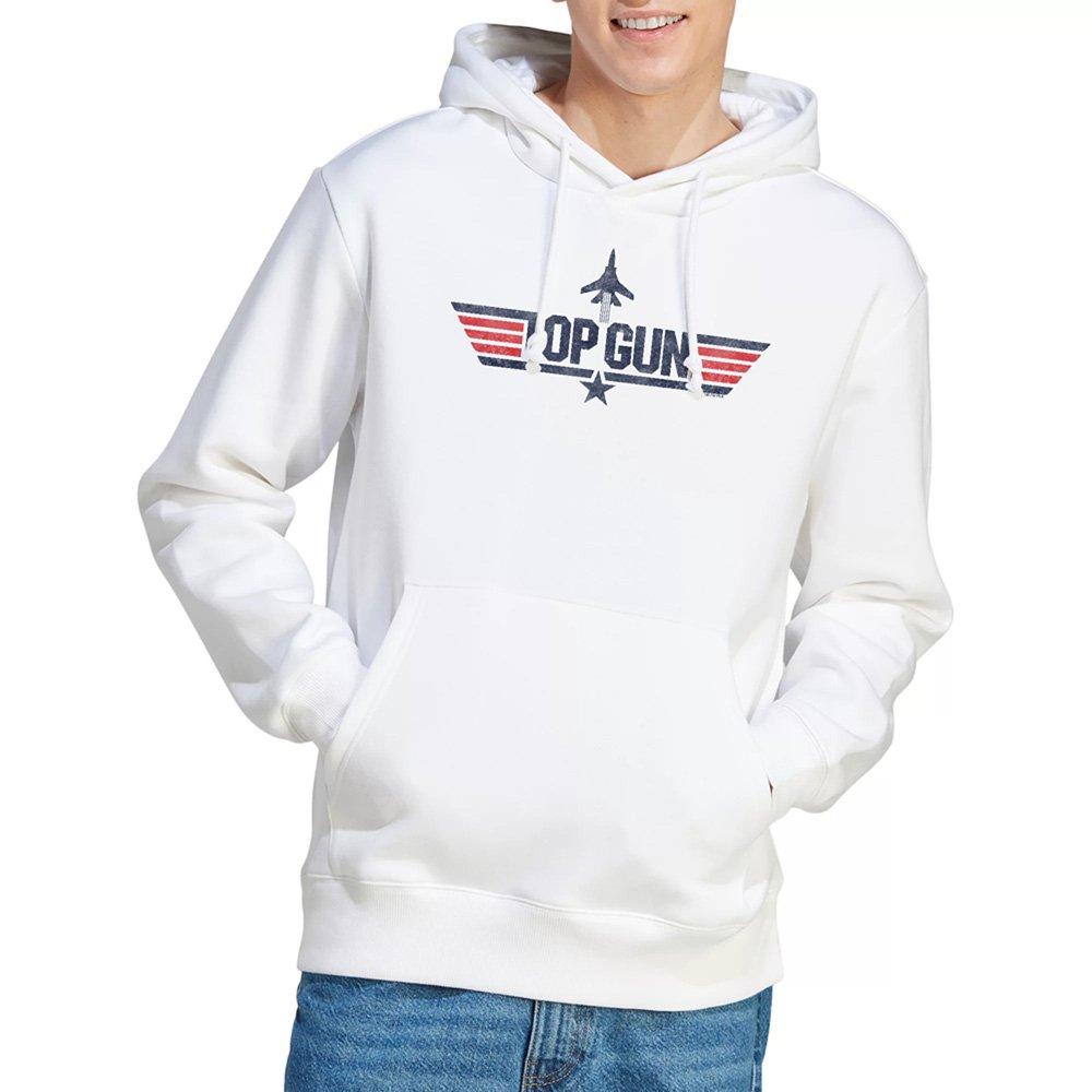 White - Top Gun - Paramount Top Gun Logo White Hoodie White - 1