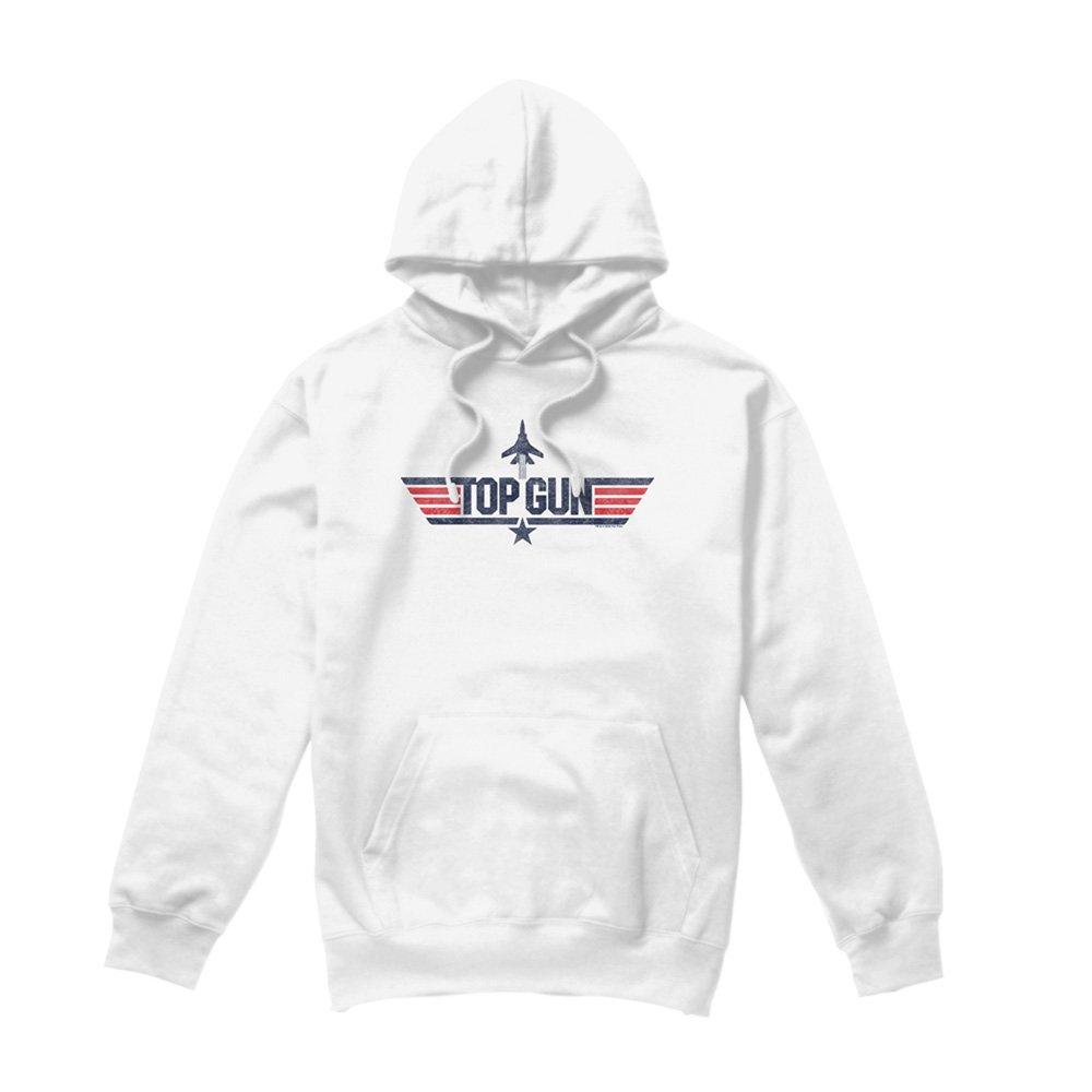 White - Top Gun - Paramount Top Gun Logo White Hoodie White - 4