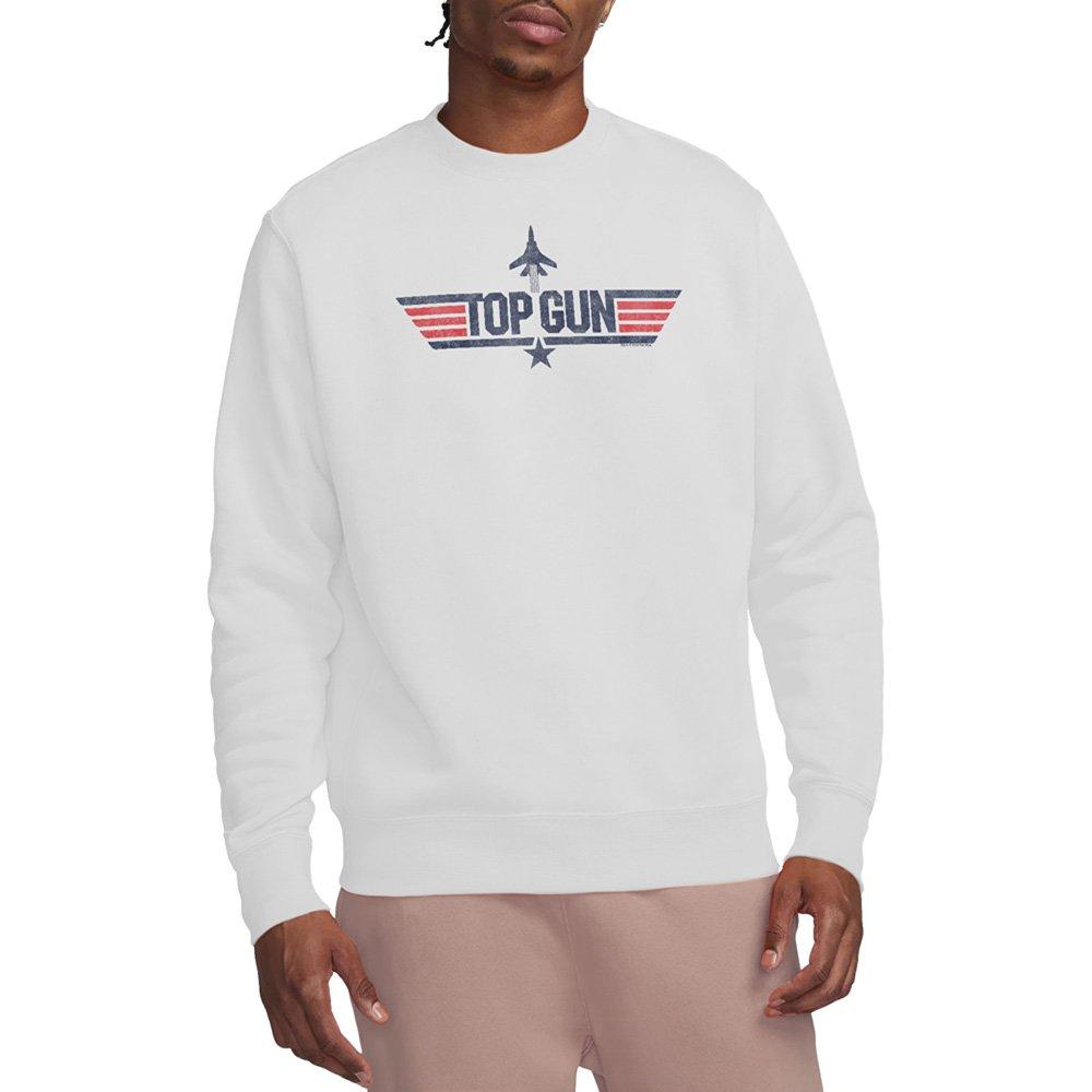 White - Top Gun - Paramount Top Gun Logo White Crew Sweatshirt Whi - 1