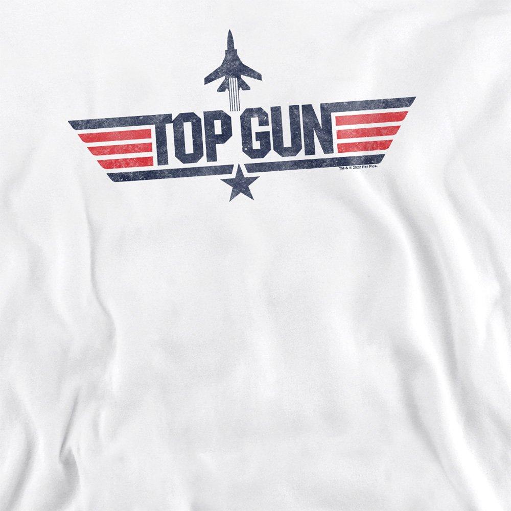 White - Top Gun - Paramount Top Gun Logo White Crew Sweatshirt Whi - 2