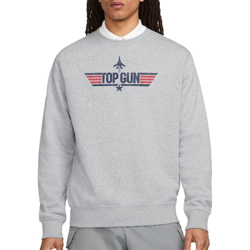 Paramount Top Gun Logo Grey Crew Sweatshirt Athl