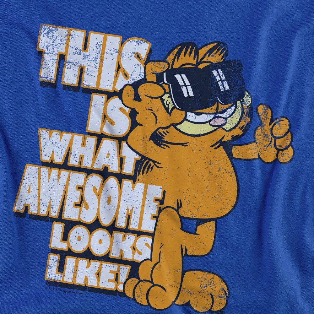 Royal - Garfield - Garfield Awesome Crew Sweatshirt Royal Blue - 2