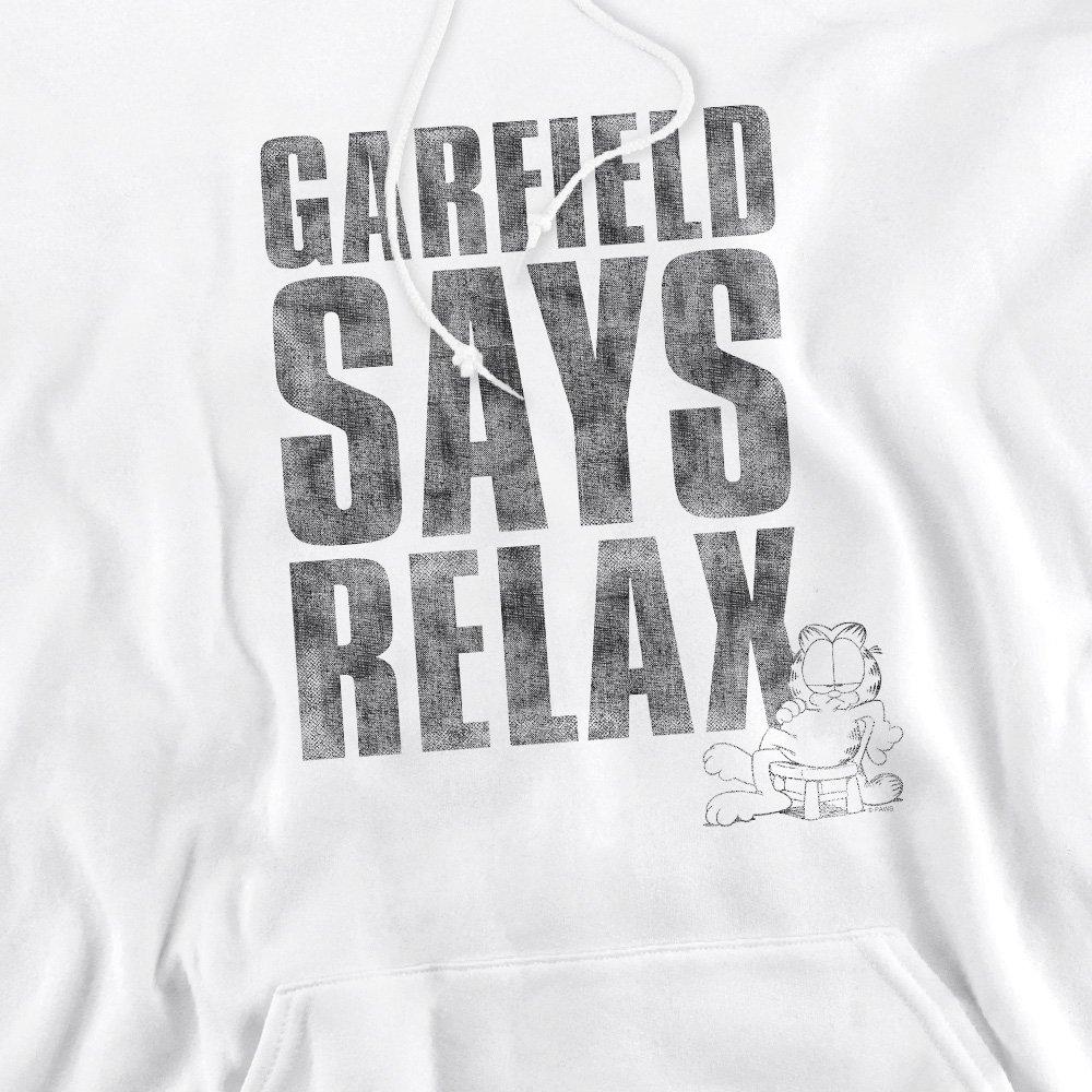 White - Garfield - Garfield Relax Hoddie White - 2