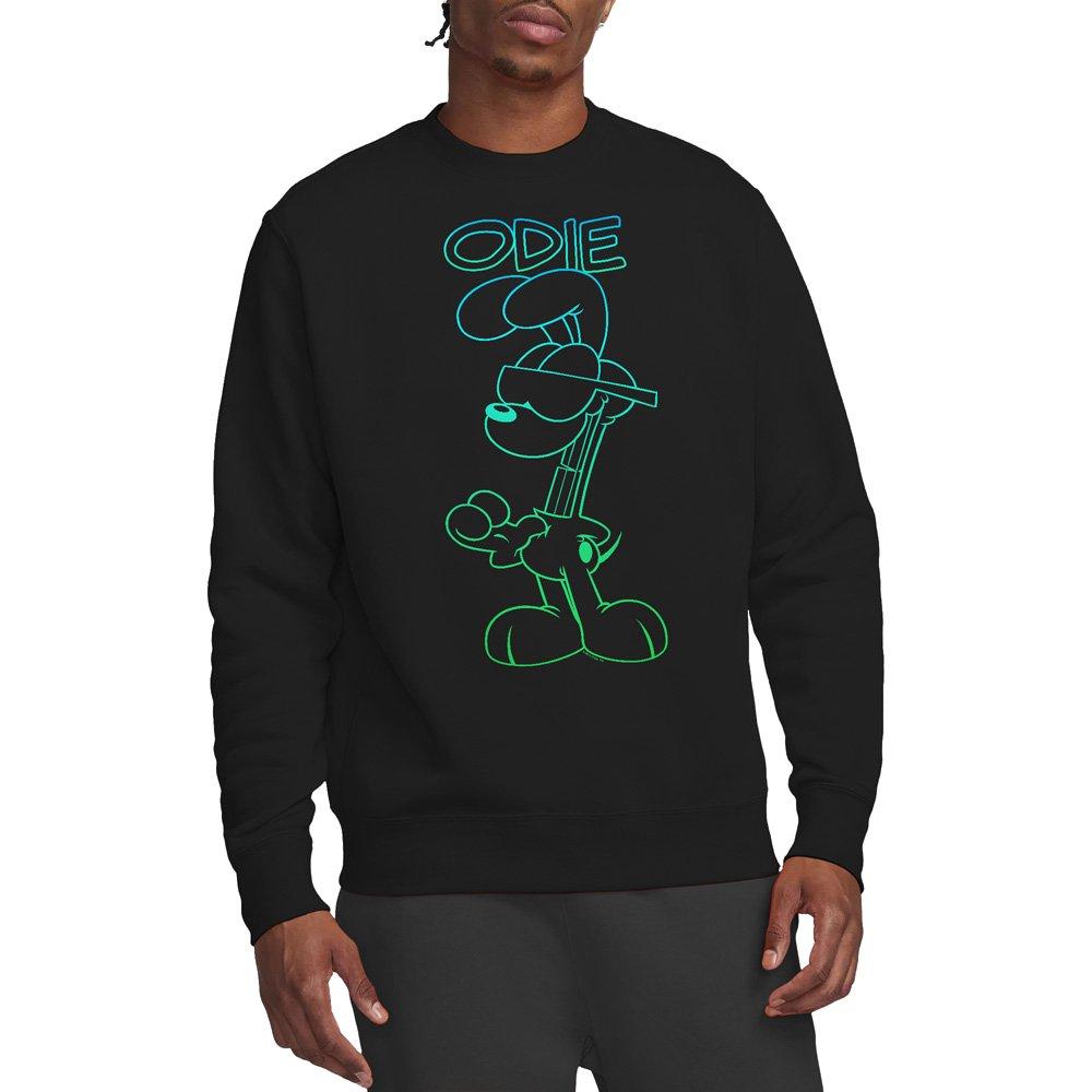 Black - Garfield - Garfield Hotshot Odie Crew Sweatshirt Black - 1