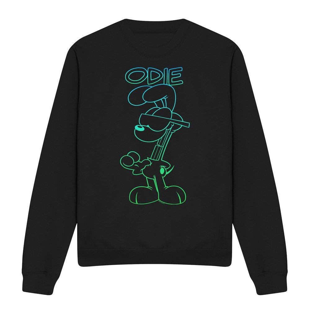 Black - Garfield - Garfield Hotshot Odie Crew Sweatshirt Black - 4