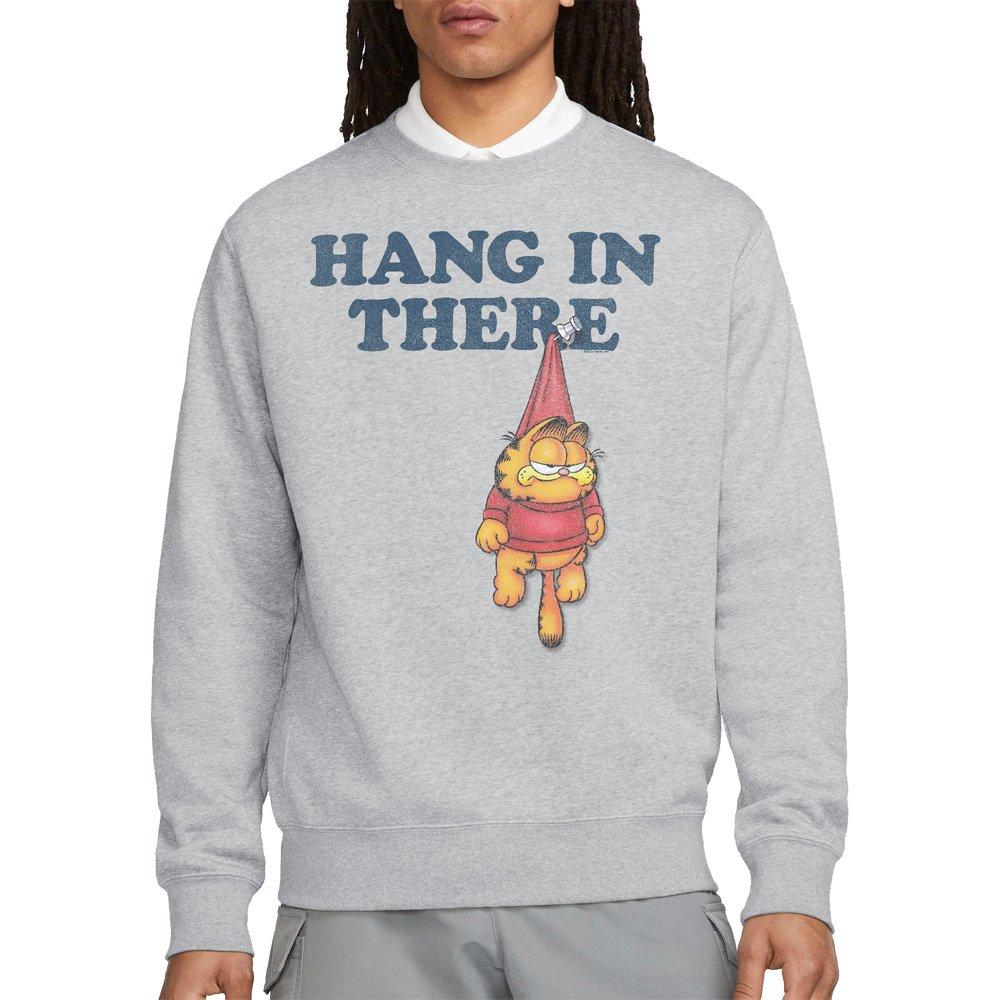 Light Grey - Garfield - Garfield Hang In There Crew Sweatshirt Athletic H - 1