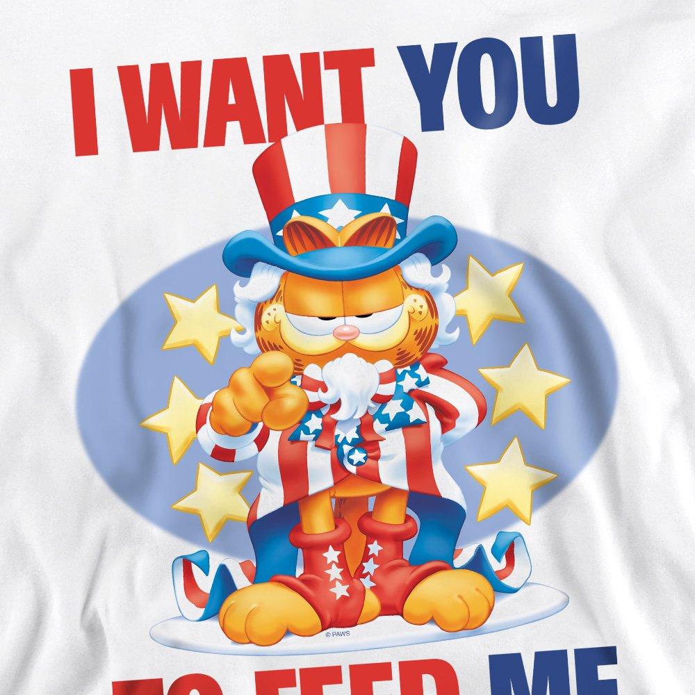 White - Garfield - Garfield I Want You Crew Sweatshirt White - 2