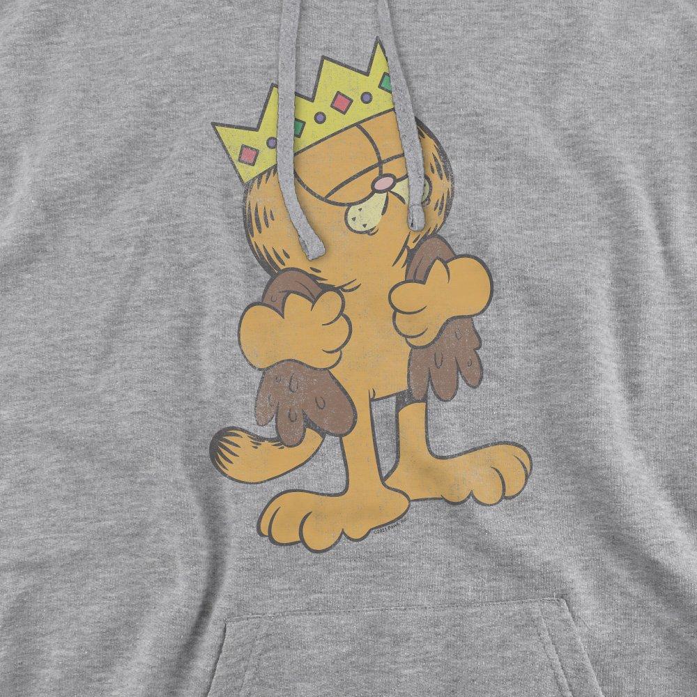 Light Grey - Garfield - Garfield King Garfield Hoddie Athletic Heather - 2