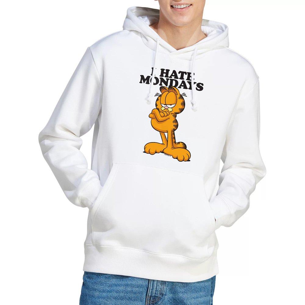 White - Garfield - Garfield I Hate Mondays Hoodie White - 1