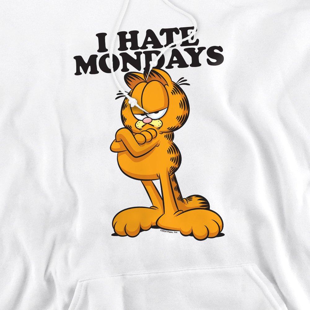 White - Garfield - Garfield I Hate Mondays Hoodie White - 2