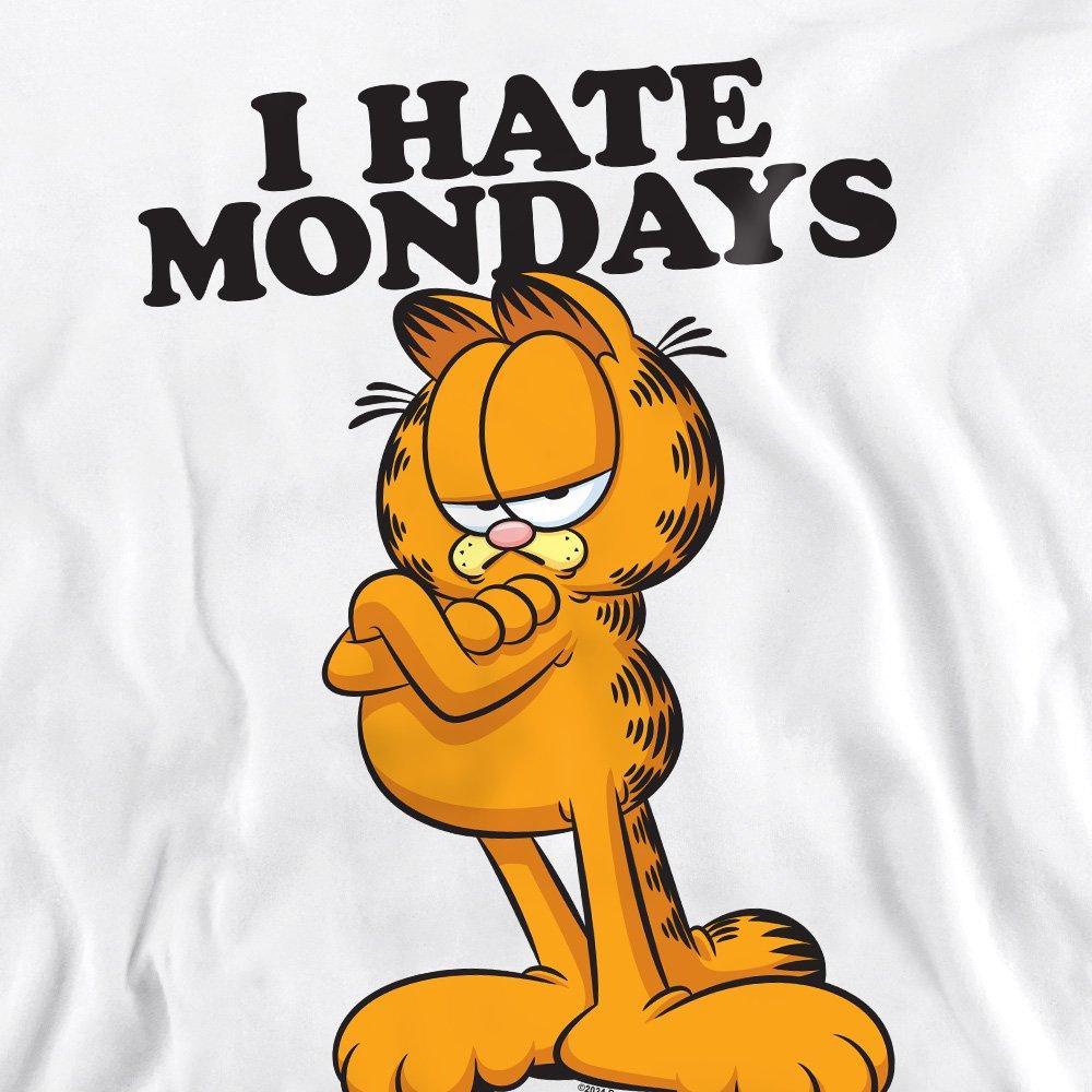 White - Garfield - Garfield I Hate Mondays Unisex Crew Sweatshirt Wh - 2