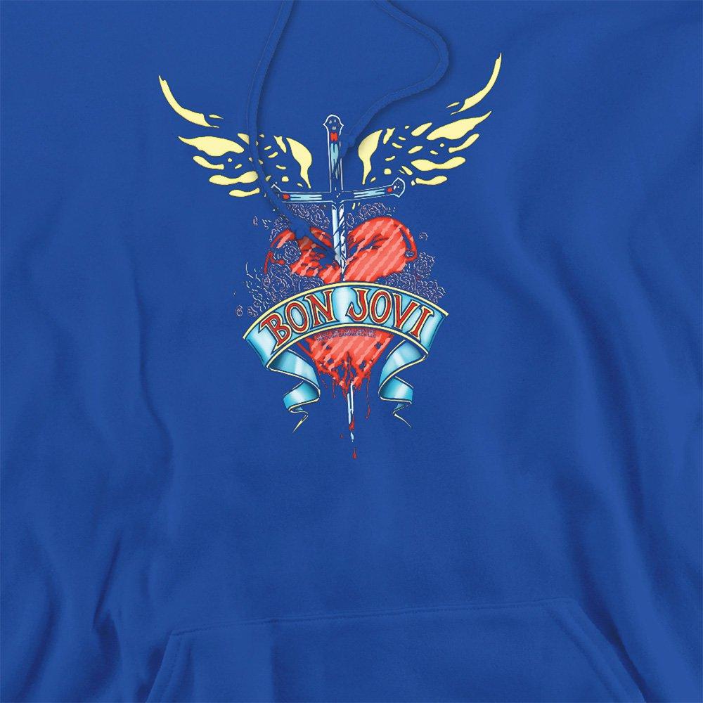 Black - Bon Jovi - Bon Jovi Daggered Hoodie Black - 2