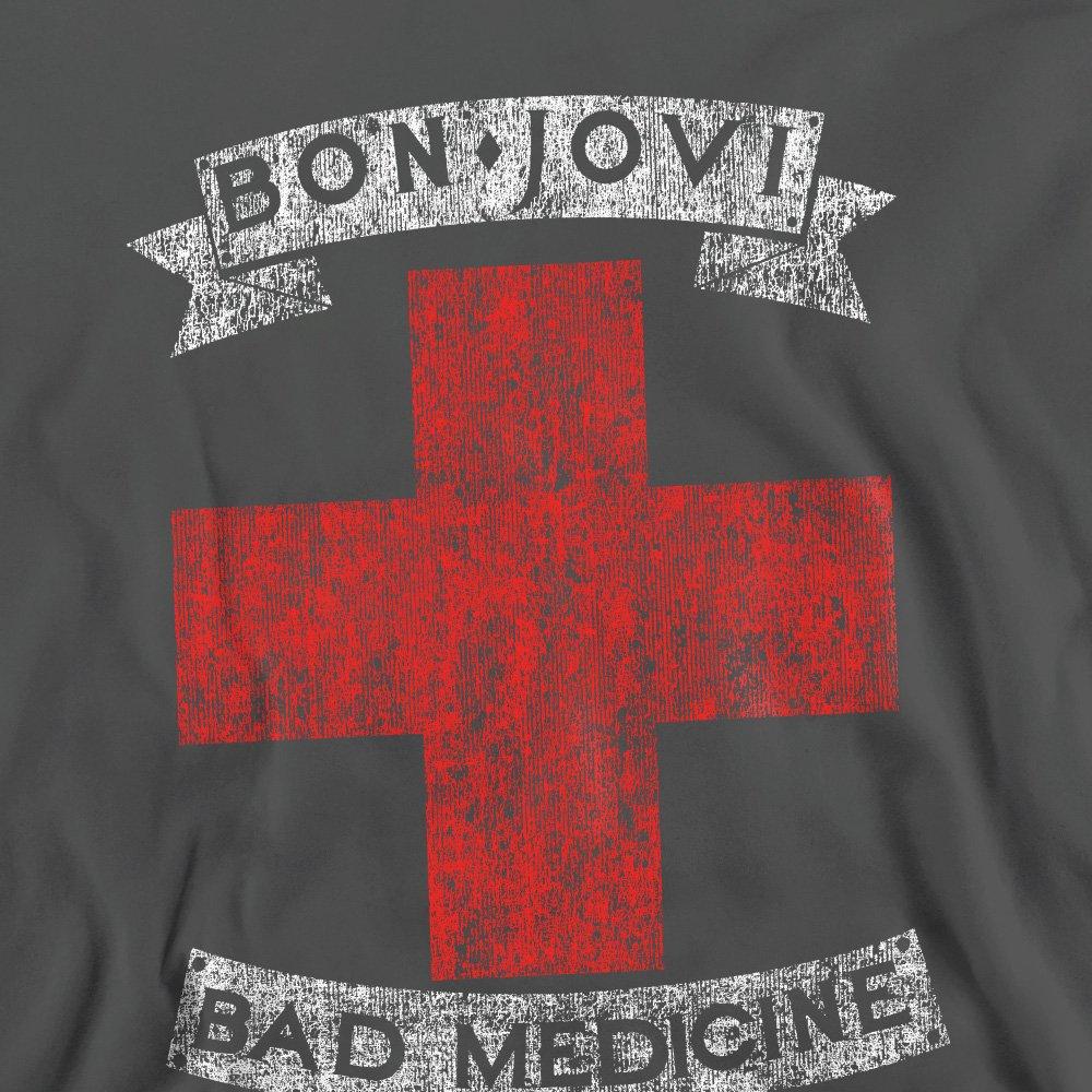 Charcoal - Bon Jovi - Bon Jovi Bad Medicine Sweatshirt Charcoal - 2
