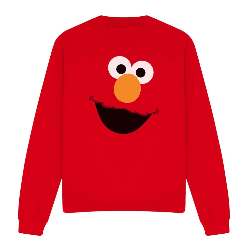 Red - Sesame Street - Sesame Street Elmo Face Sweatshirt Red - 4