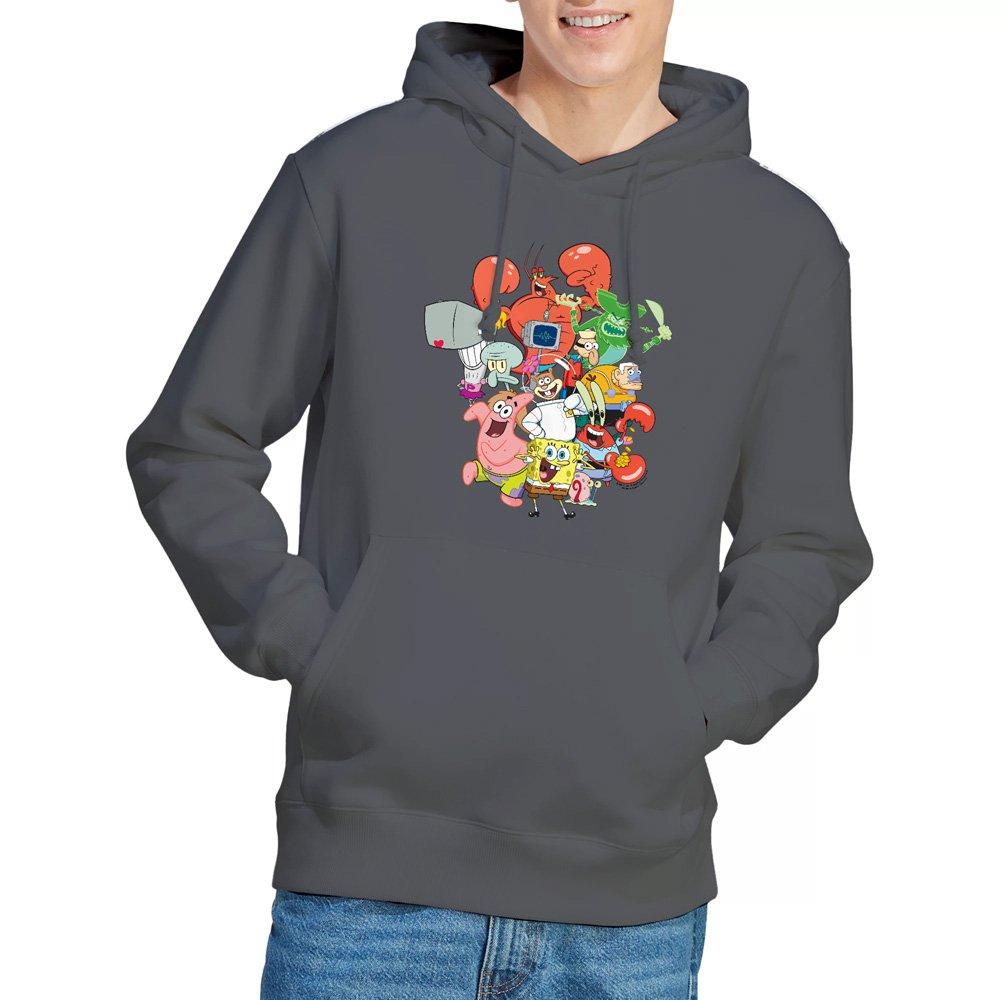 Charcoal - Spongebob - Spongebob The Whole Gang Hoddie Charcoal - 1