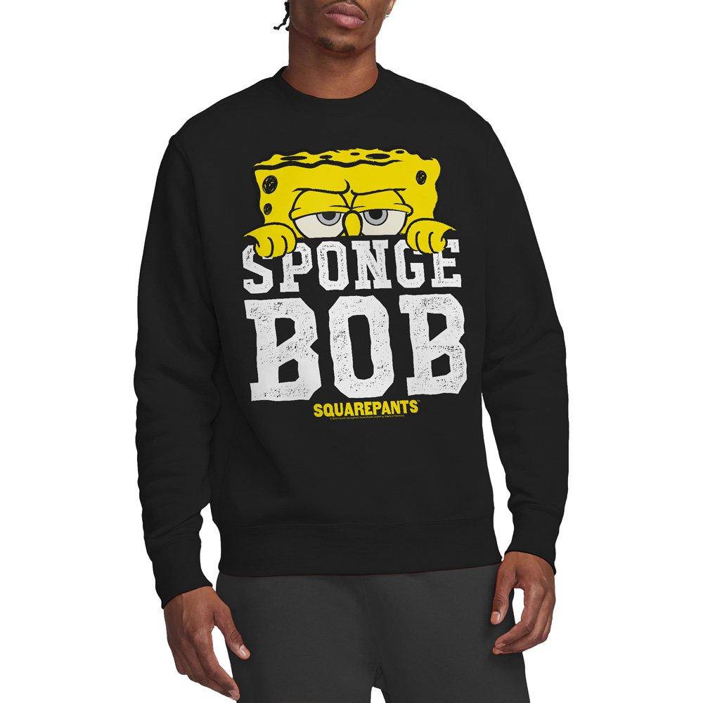 Black - Spongebob - Spongebob Squarepants Large Icon Unisex Crew Sweat - 1