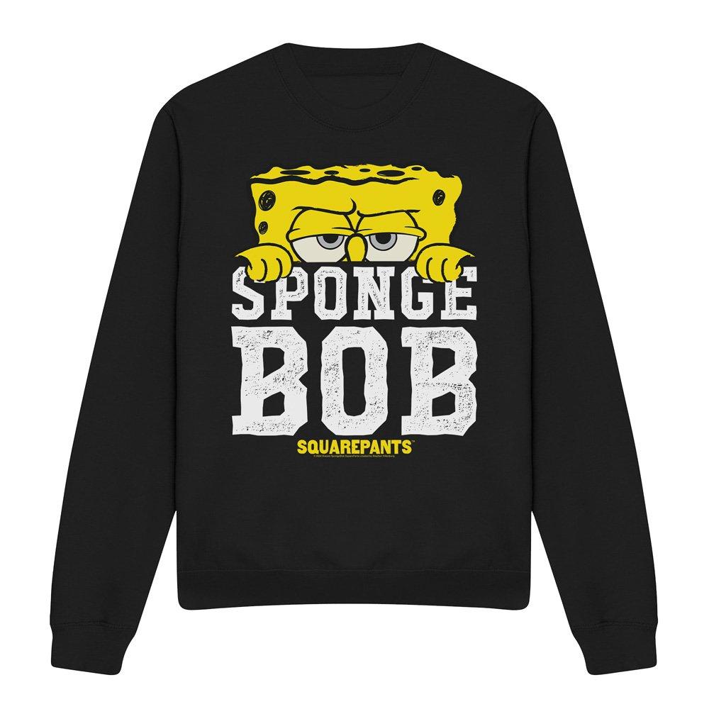 Black - Spongebob - Spongebob Squarepants Large Icon Unisex Crew Sweat - 4