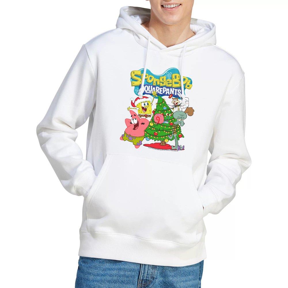 White - Spongebob - Spongebob Squarepants Christmas Tree Hoddie White - 1