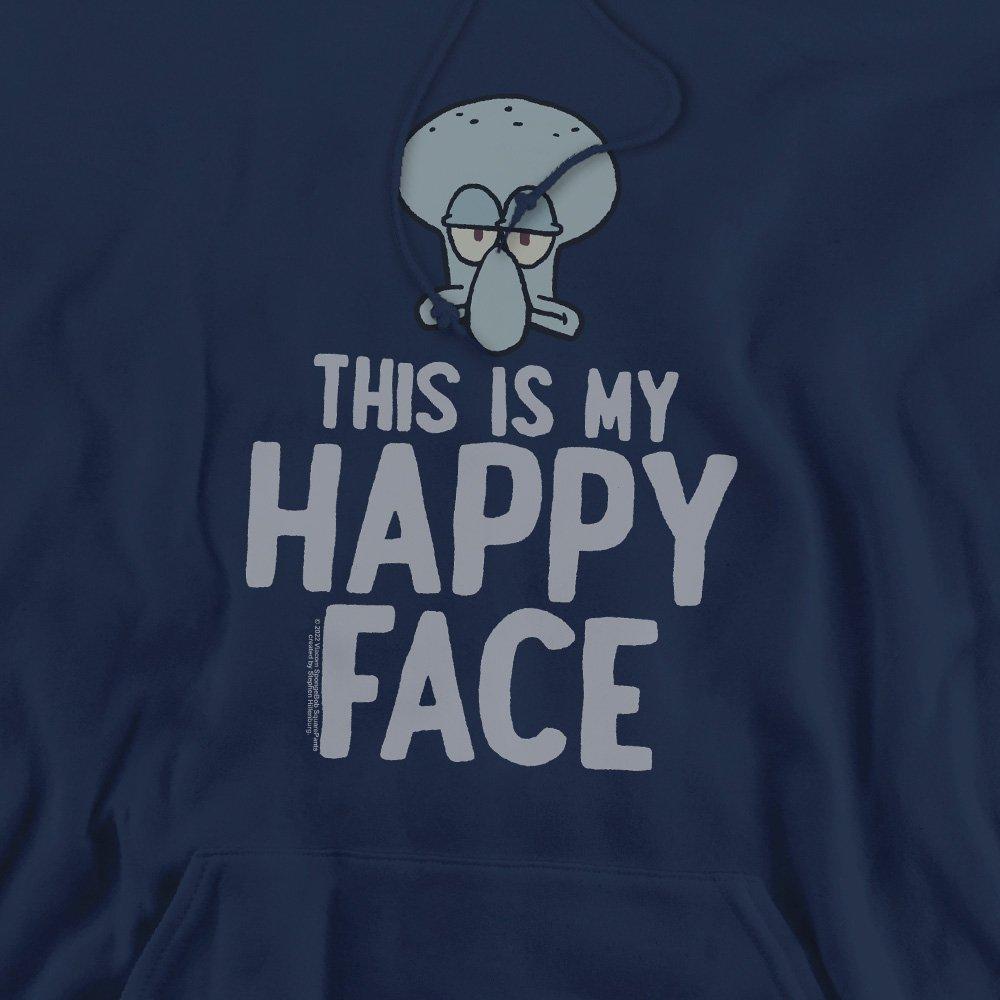 Navy - Spongebob - Spongebob Happy Face Unisex Hoodie Navy - 2