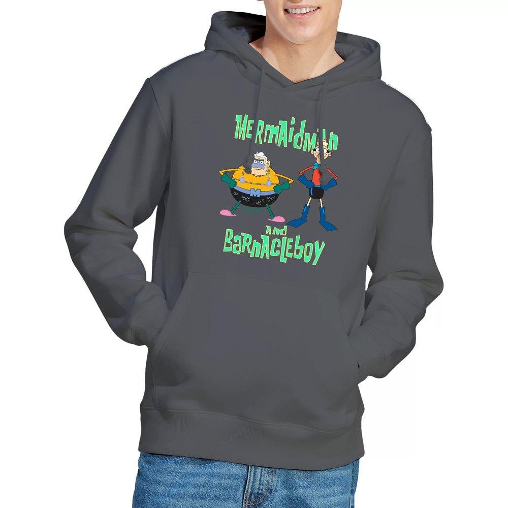 Charcoal - Spongebob - Spongebob Mermaid Man And Barnacle Boy Hoddie Cha - 1