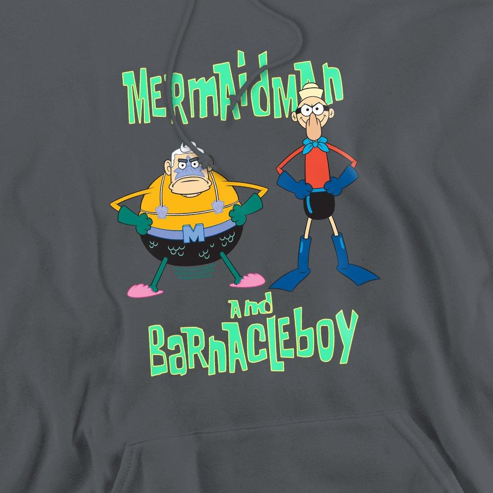 Charcoal - Spongebob - Spongebob Mermaid Man And Barnacle Boy Hoddie Cha - 2