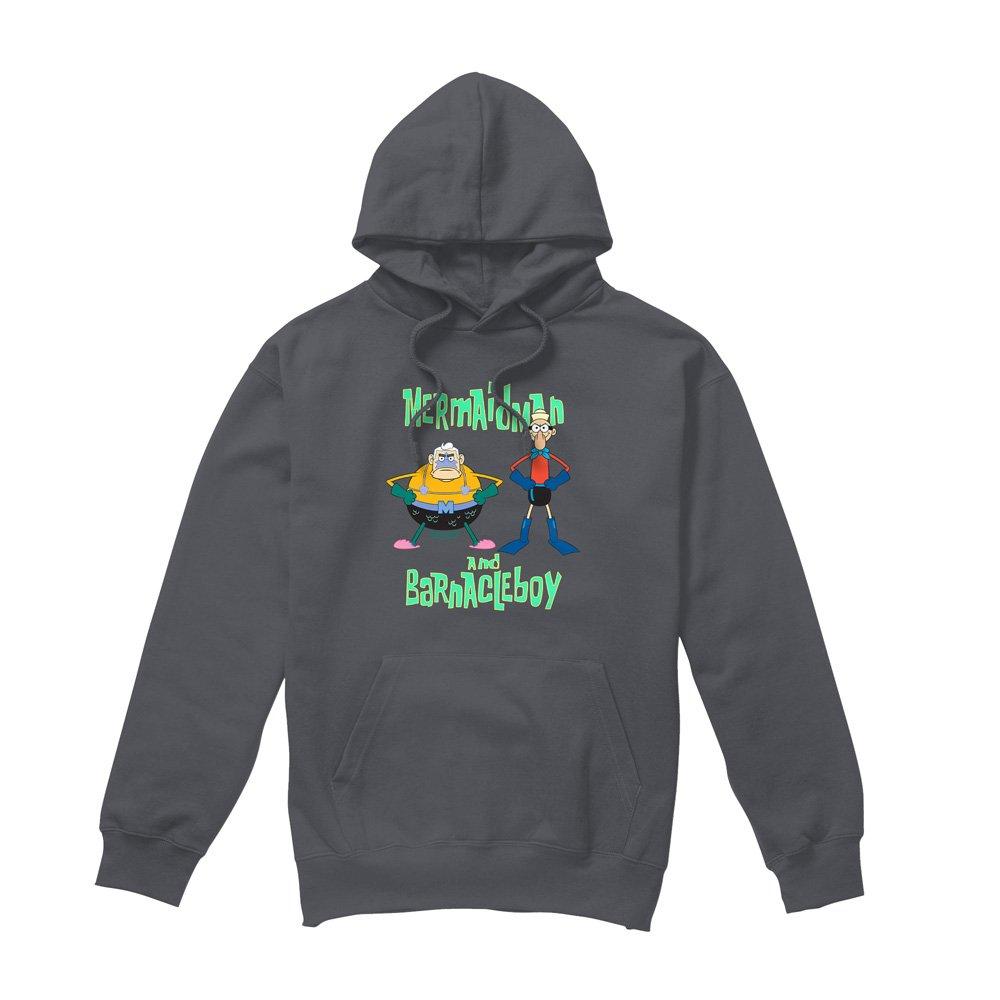 Charcoal - Spongebob - Spongebob Mermaid Man And Barnacle Boy Hoddie Cha - 4