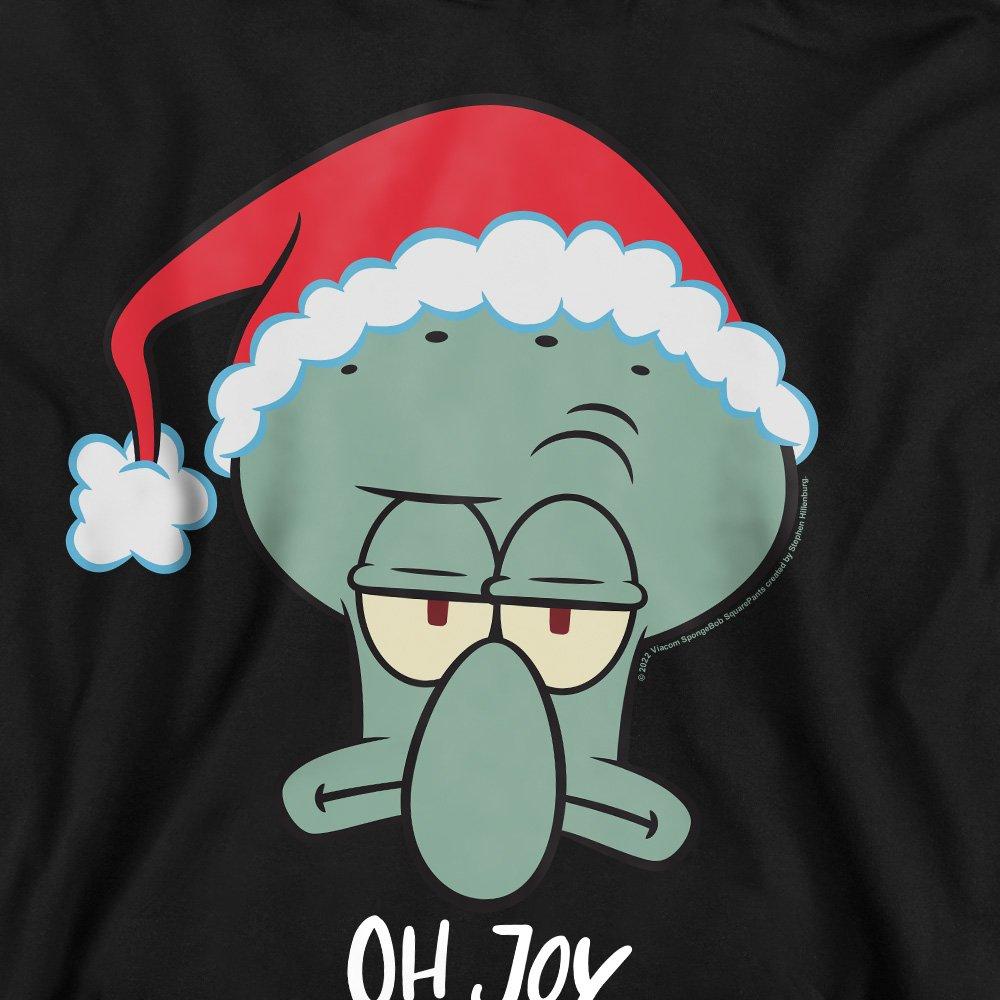 Black - Spongebob - Spongebob Squarepants Squidward Christmas Joy Crew - 2