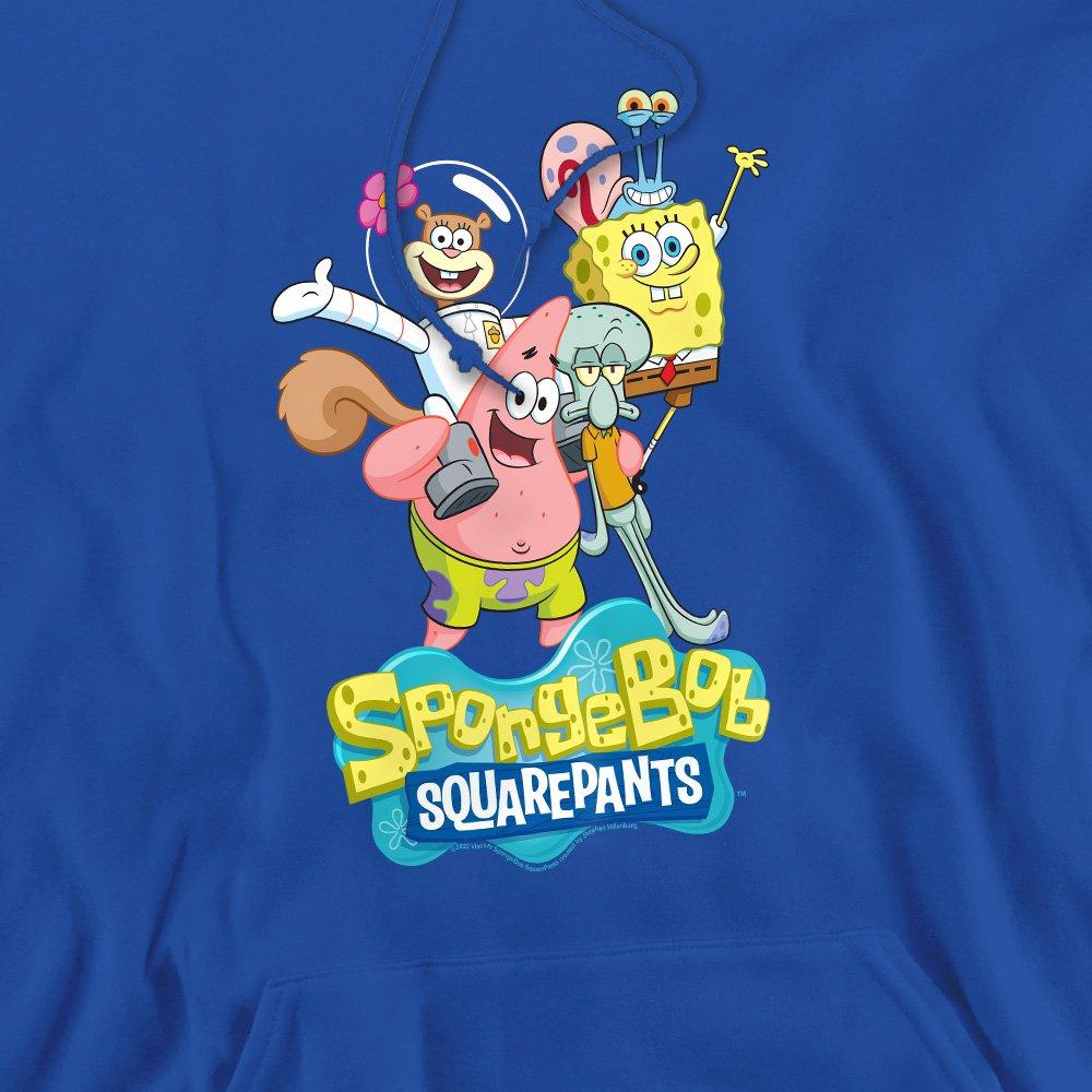 Royal - Spongebob - Spongebob Spongebob Group Shot Hoodie Royal Blue - 2