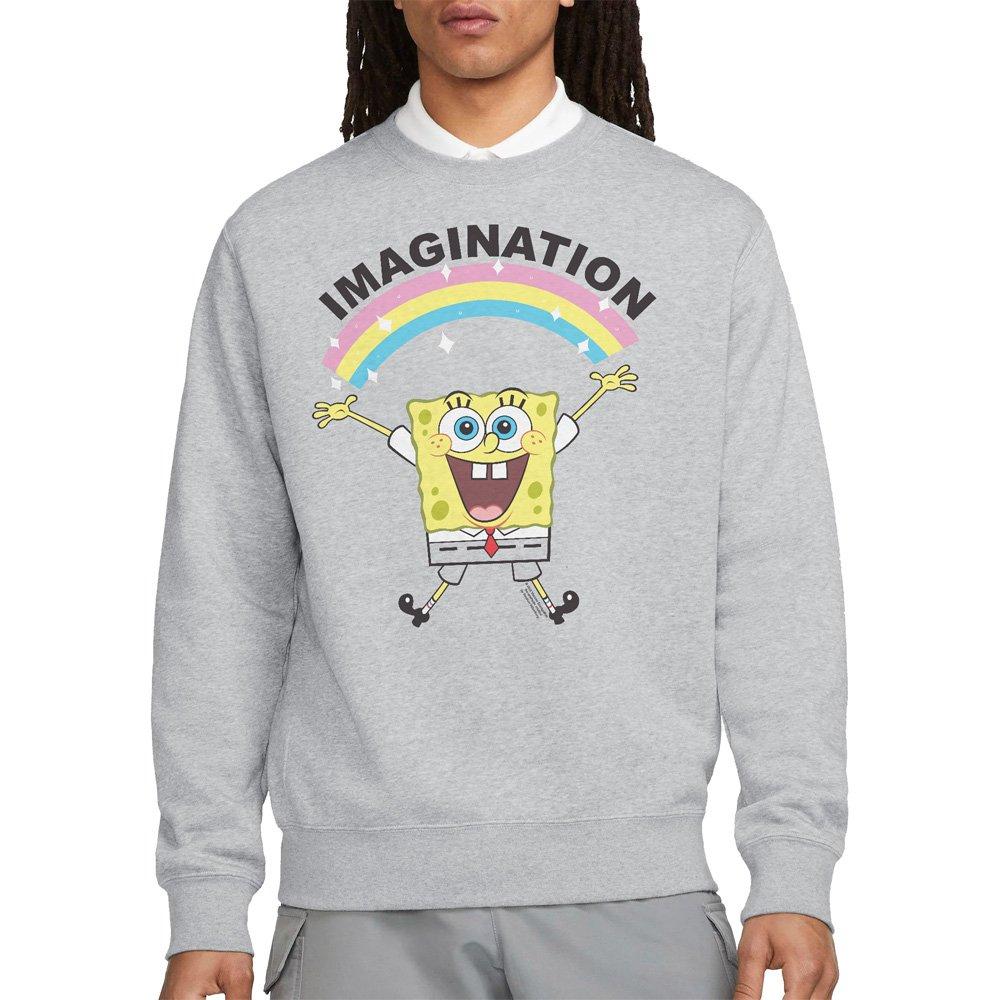 Light Grey - Spongebob - Spongebob Simple Imagination Crew Sweatshirt Athl - 1