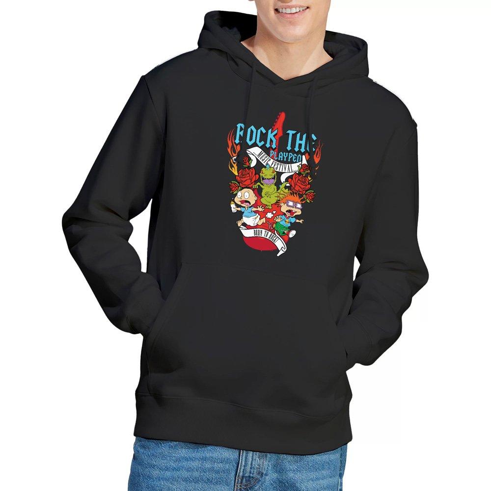 Black - Nickelodeon - Rugrats Rock The Playpen Music Festival Hoddie Bl - 1
