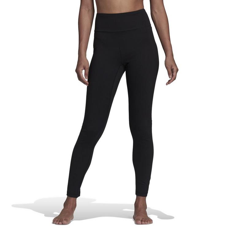 Blck - adidas - Yoga Essentials High-Waisted Leggings Womens Gym Legging - 2