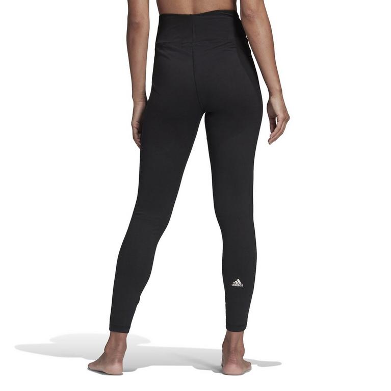 Blck - adidas - Yoga Essentials High-Waisted Leggings Womens Gym Legging - 3