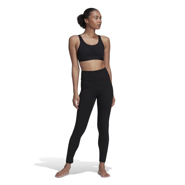 Blck - adidas - Yoga Essentials High-Waisted Leggings Womens Gym Legging - 5