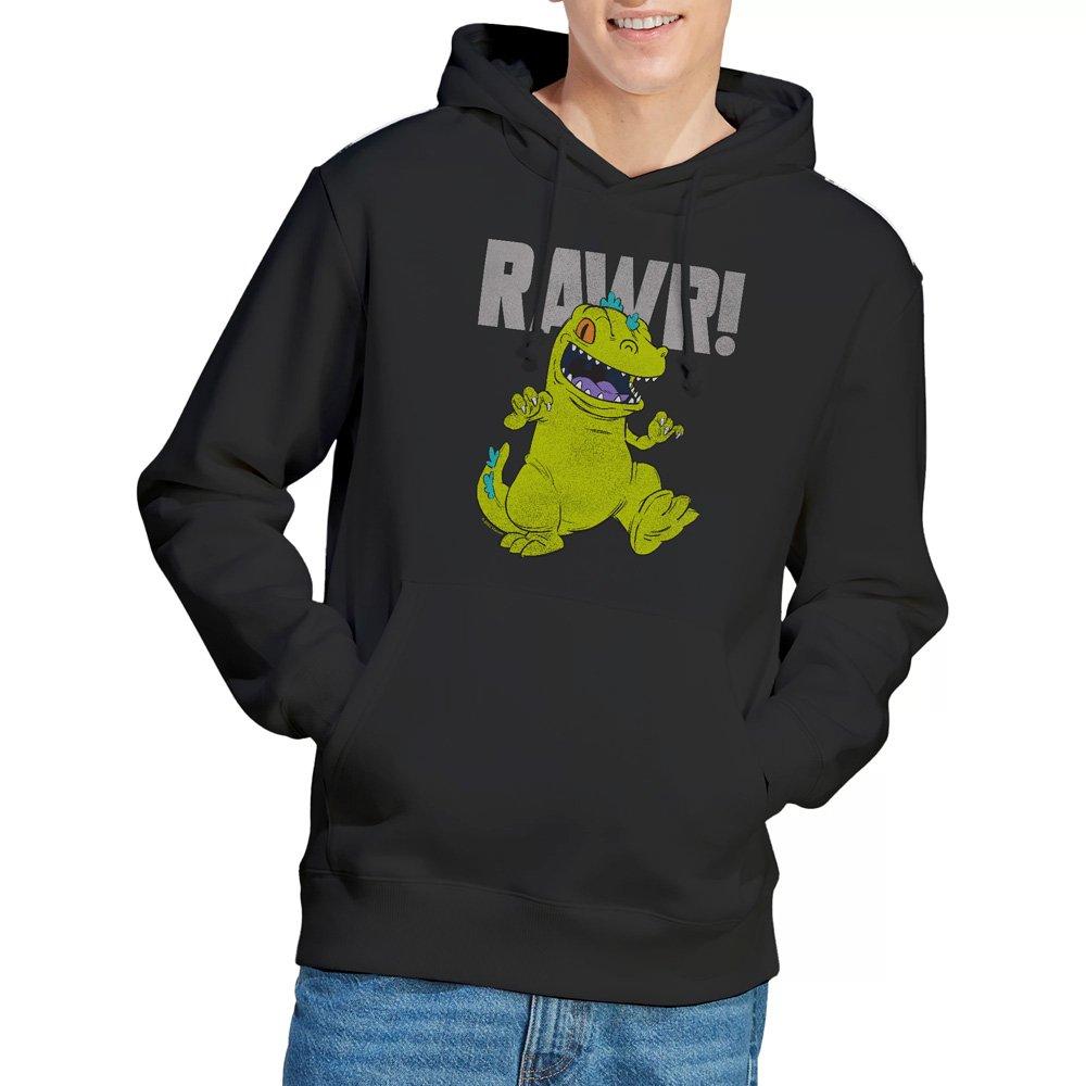 Black - Nickelodeon - Rugrats Reptar Hoddie Black - 1