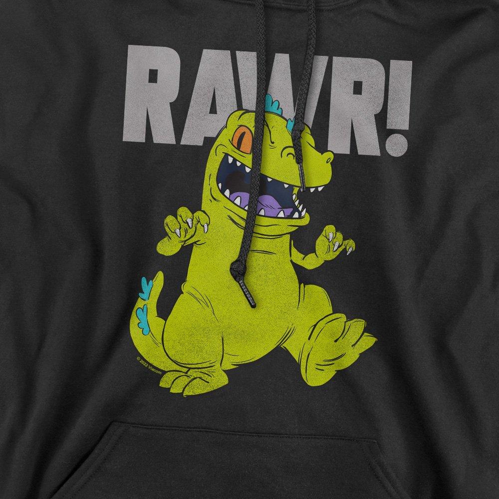Black - Nickelodeon - Rugrats Reptar Hoddie Black - 2