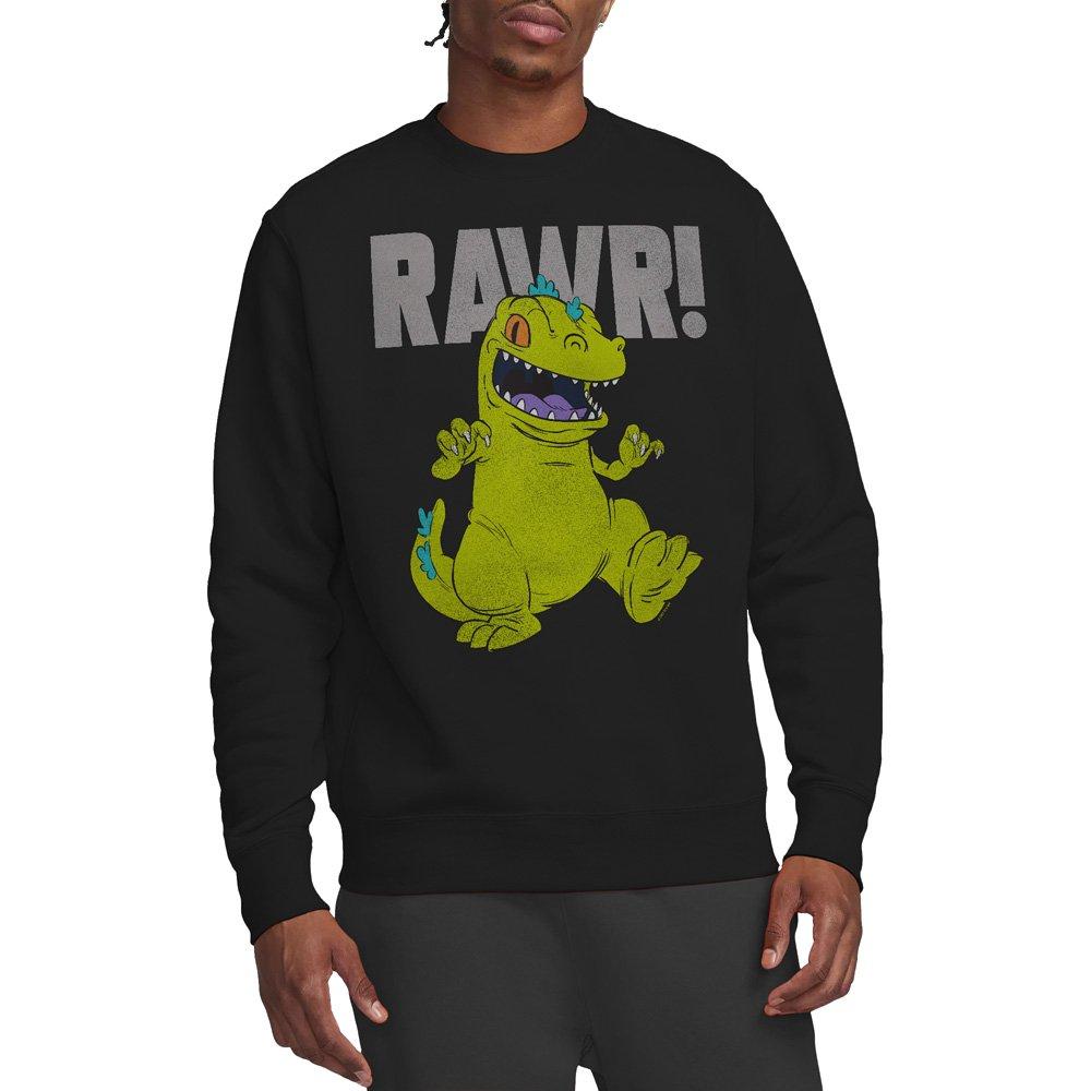 Black - Nickelodeon - Rugrats Reptar Crew Sweatshirt Black - 1