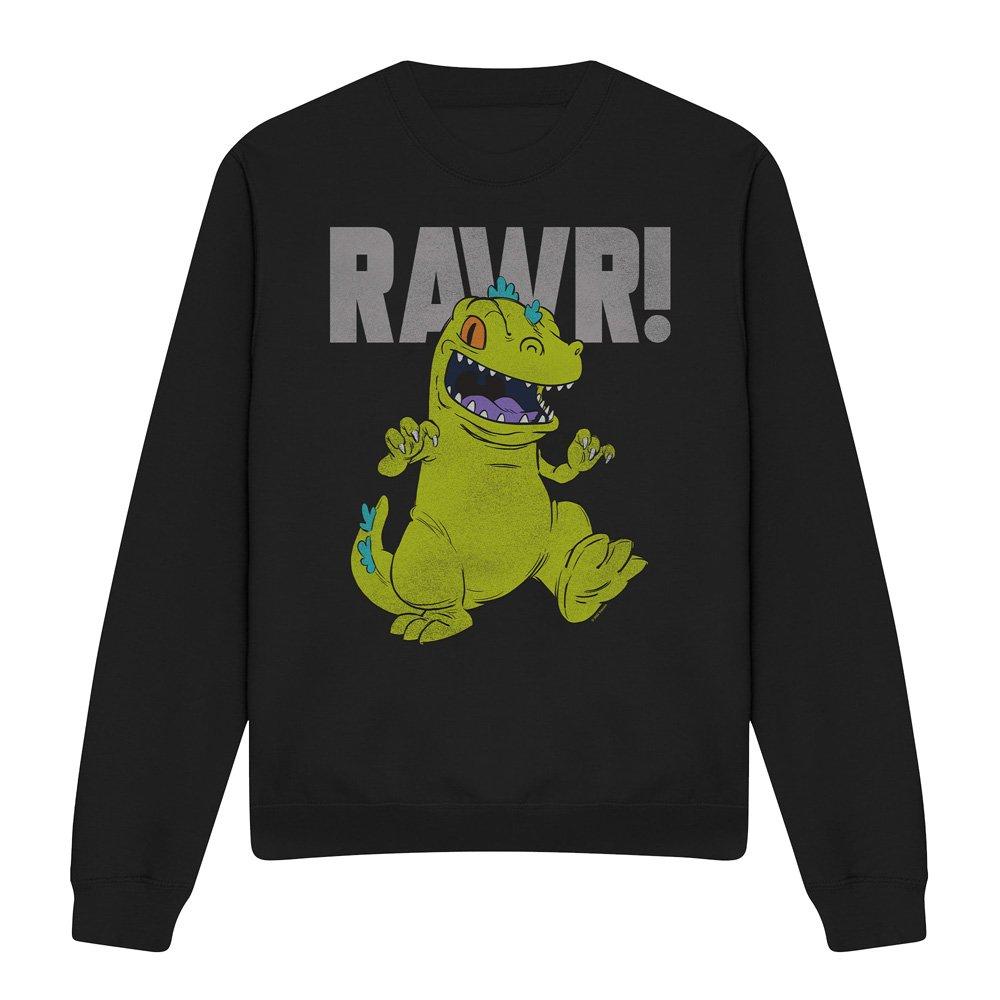 Black - Nickelodeon - Rugrats Reptar Crew Sweatshirt Black - 4