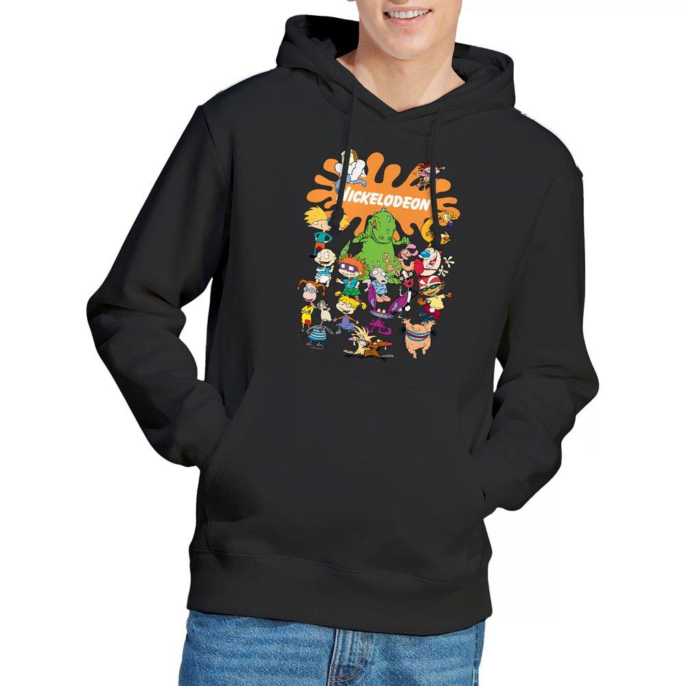 Black - Nickelodeon - Nickelodeon Brand Nick Splat Group Hoodie Black - 1