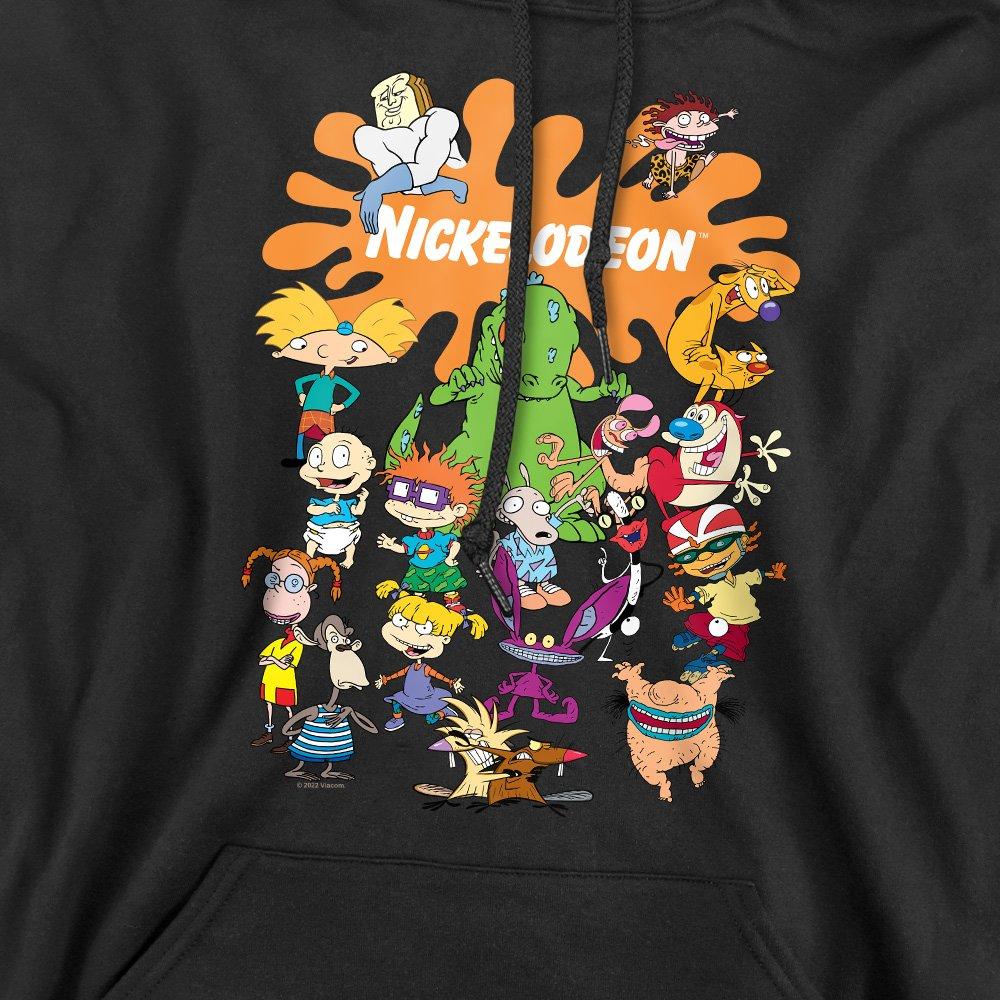 Black - Nickelodeon - Nickelodeon Brand Nick Splat Group Hoodie Black - 2