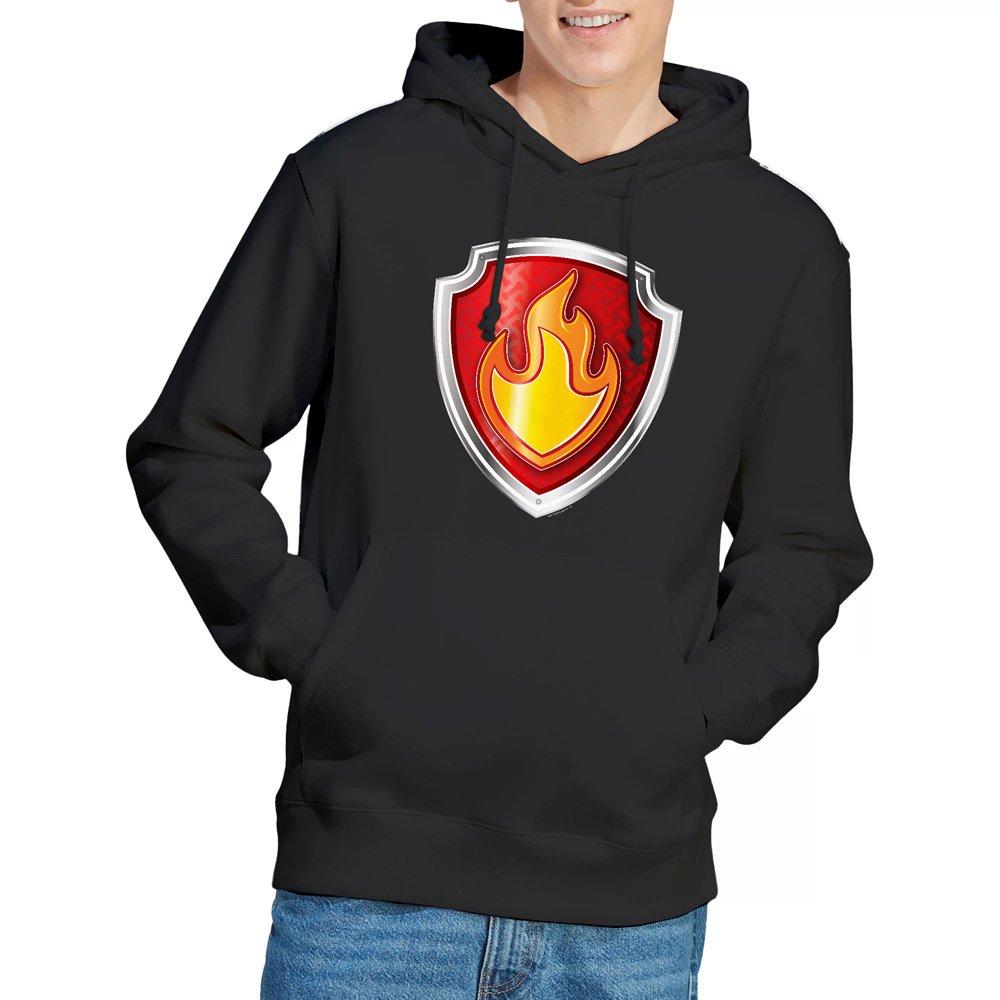 Black - Paw Patrol - Paw Patrol Marshall Badge Hoddie Black - 1