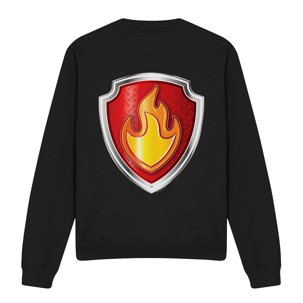 Black - Paw Patrol - Paw Patrol Marshall Badge Crew Sweatshirt Black - 4