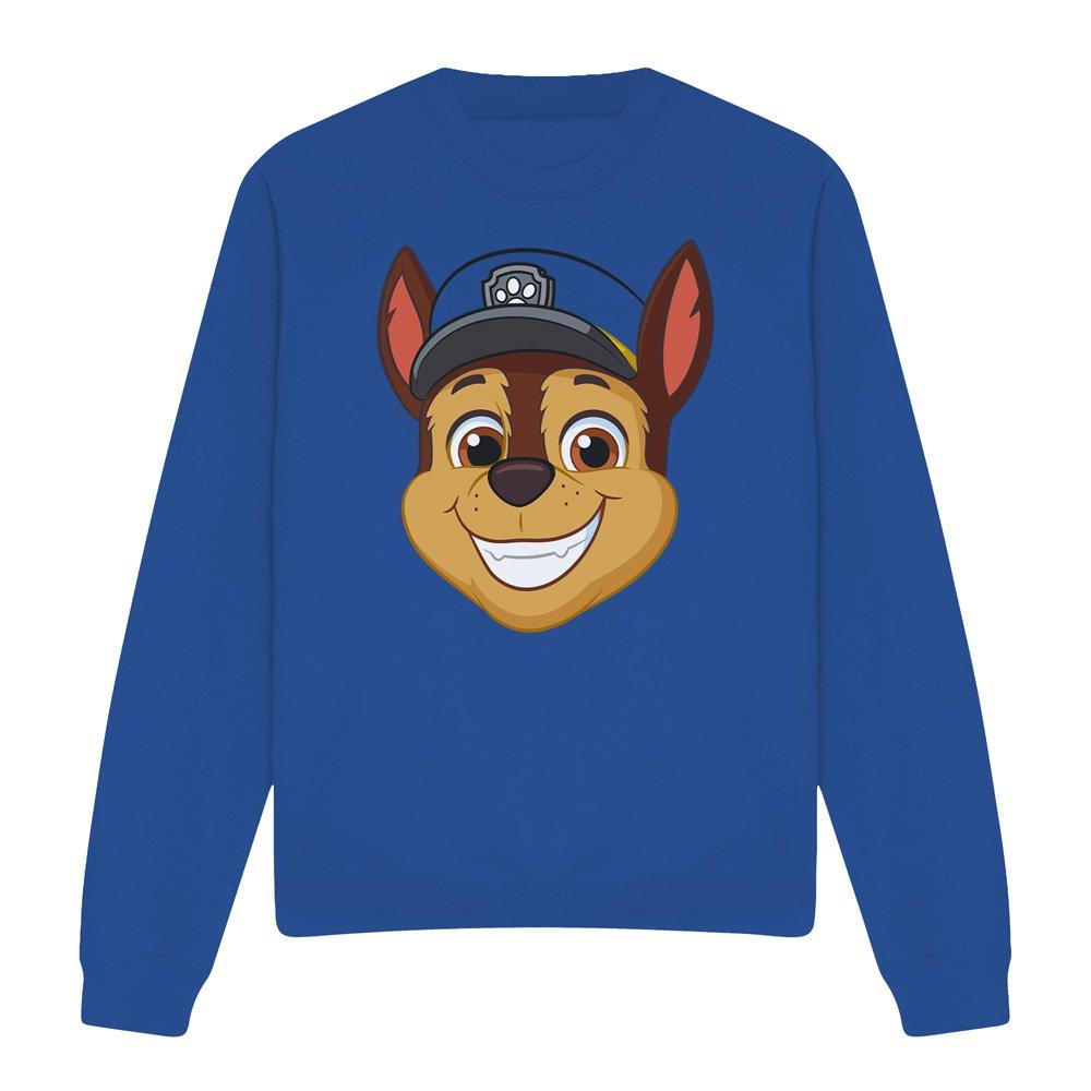 Royal - Paw Patrol - Paw Patrol Chase Grin Crew Sweatshirt Royal Blue - 4